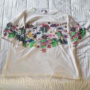Vintage single stitch fish shirt